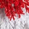 9ft. Pre-Lit Holiday Red Santa Hat Artificial Christmas Tree, White LED Lights